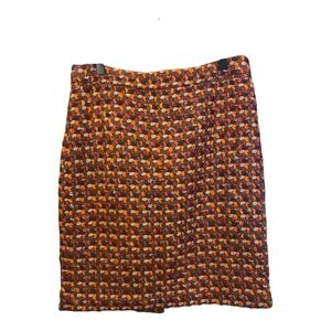 Kate Spade Judy Tweed Wool Pencil Skirt Academia Old Money Size 12